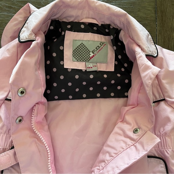 London Fog Infant Light Jacket Pink - Picture 5 of 5
